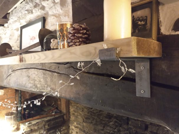 Shelf with bracket