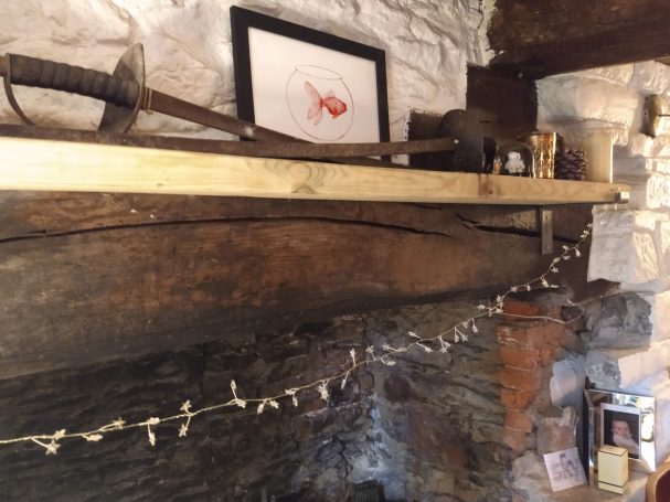 Shelf with bracket
